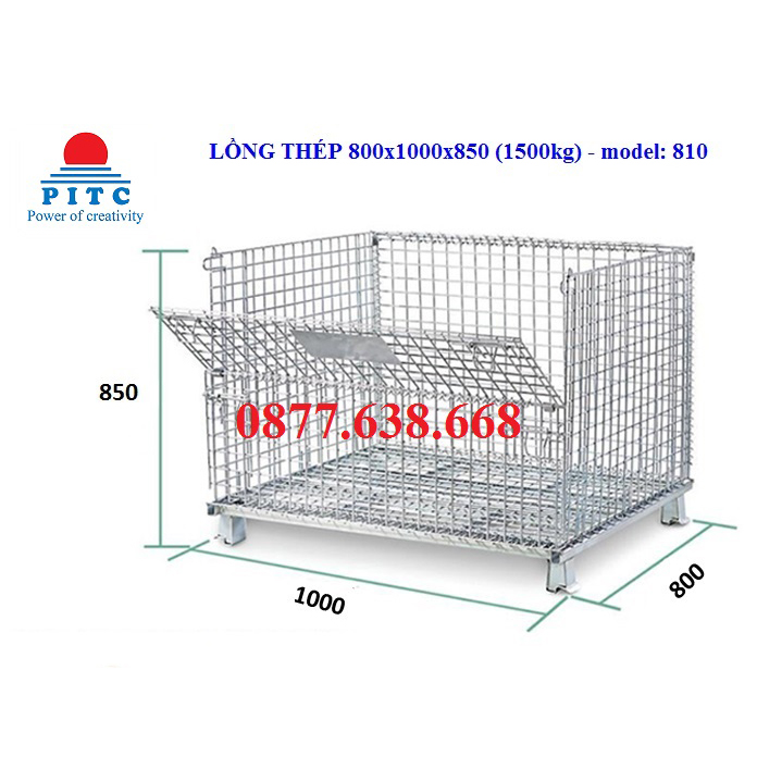 810 . Steel Cage