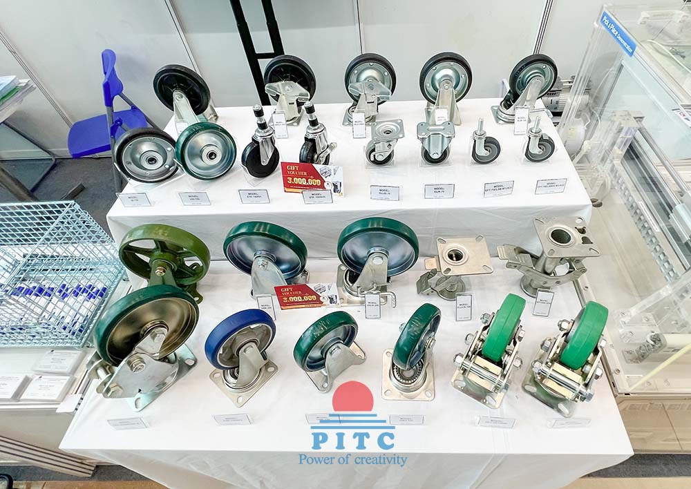 CÔNG TY TNHH THƯƠNG MẠI VÀ ĐẦU TƯ THÁI BÌNH DƯƠNG (PITC) là nhà phân phối bánh xe đẩy hàng yuei nhật bản chính hãng