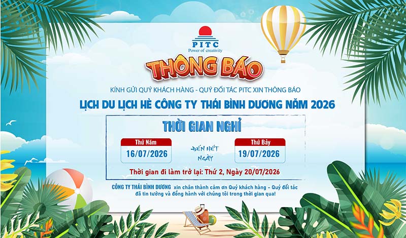 thông báo lịch nghỉ du lịch hè 2026