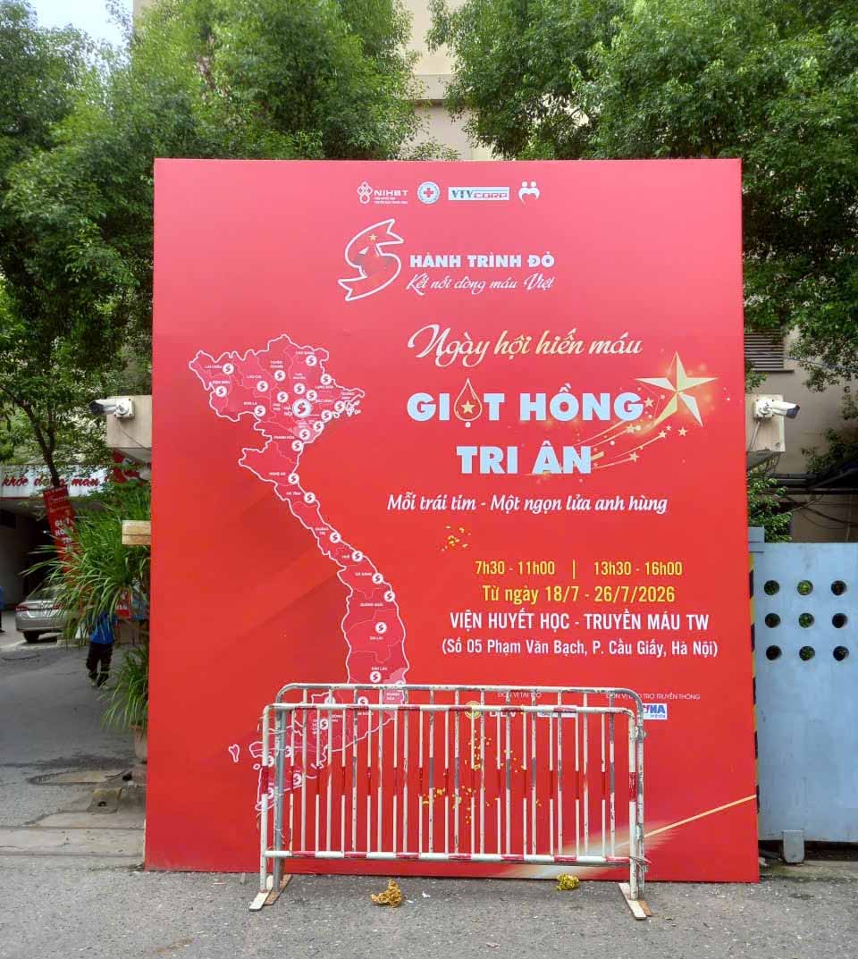 Thái Bình Dương - Hành trình "Gieo hạt Hi Vọng & Biết Ơn" tại Viện Huyết học - Truyền máu Trung Ương